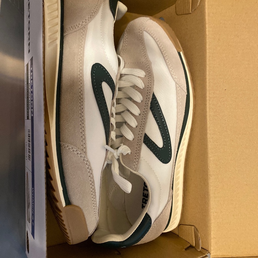 Brand NEW Tretorn rawlins gray/green size w7